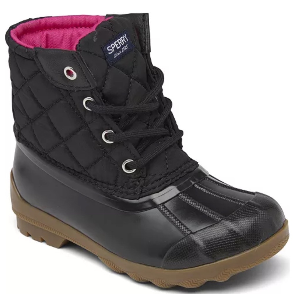 Sperry quilted port duck boots